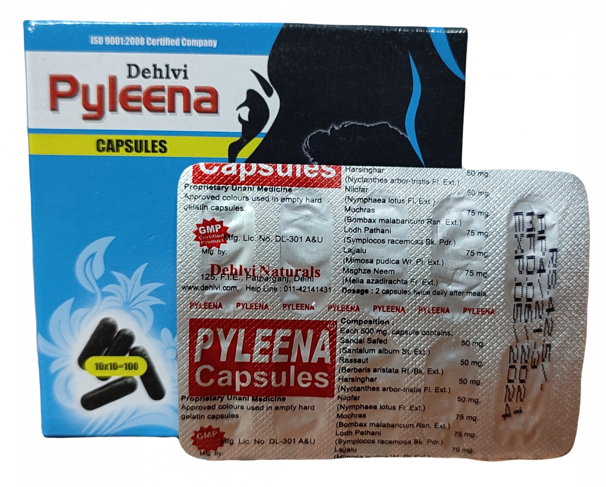 Pyleena Capsules Dehlvi (100caps)