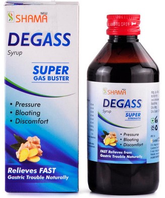 Degass Syrup New Shama (200ml)